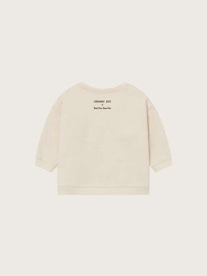 Organic Zoo Rooftop Gathering Sweatshirt Undyed Organic Zoo