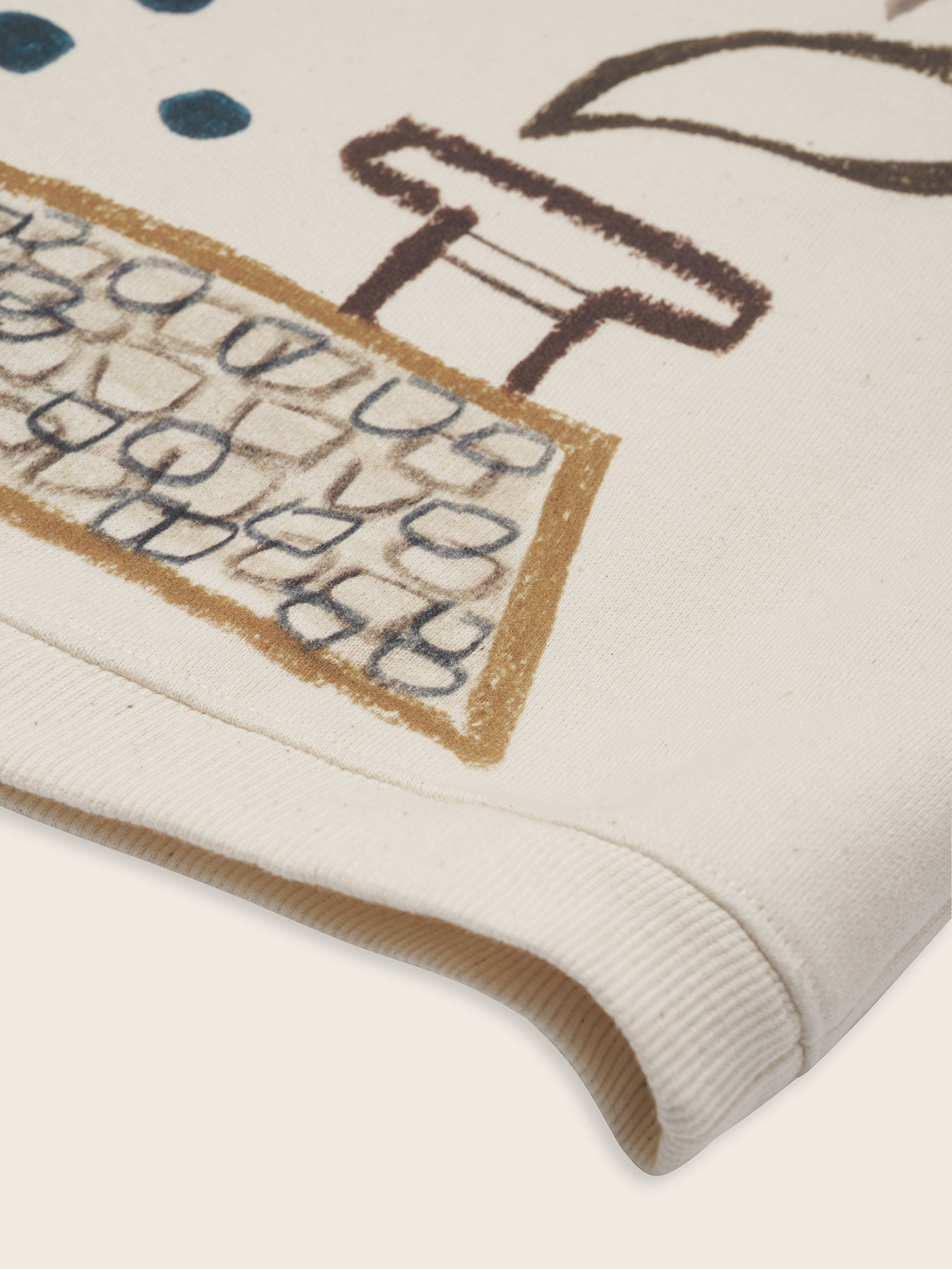 Organic Zoo Rooftop Gathering Sweatshirt Undyed Organic Zoo