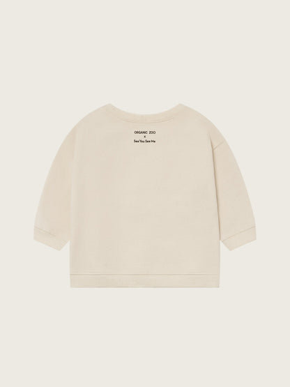 Organic Zoo Rooftop Gathering Sweatshirt Undyed Organic Zoo