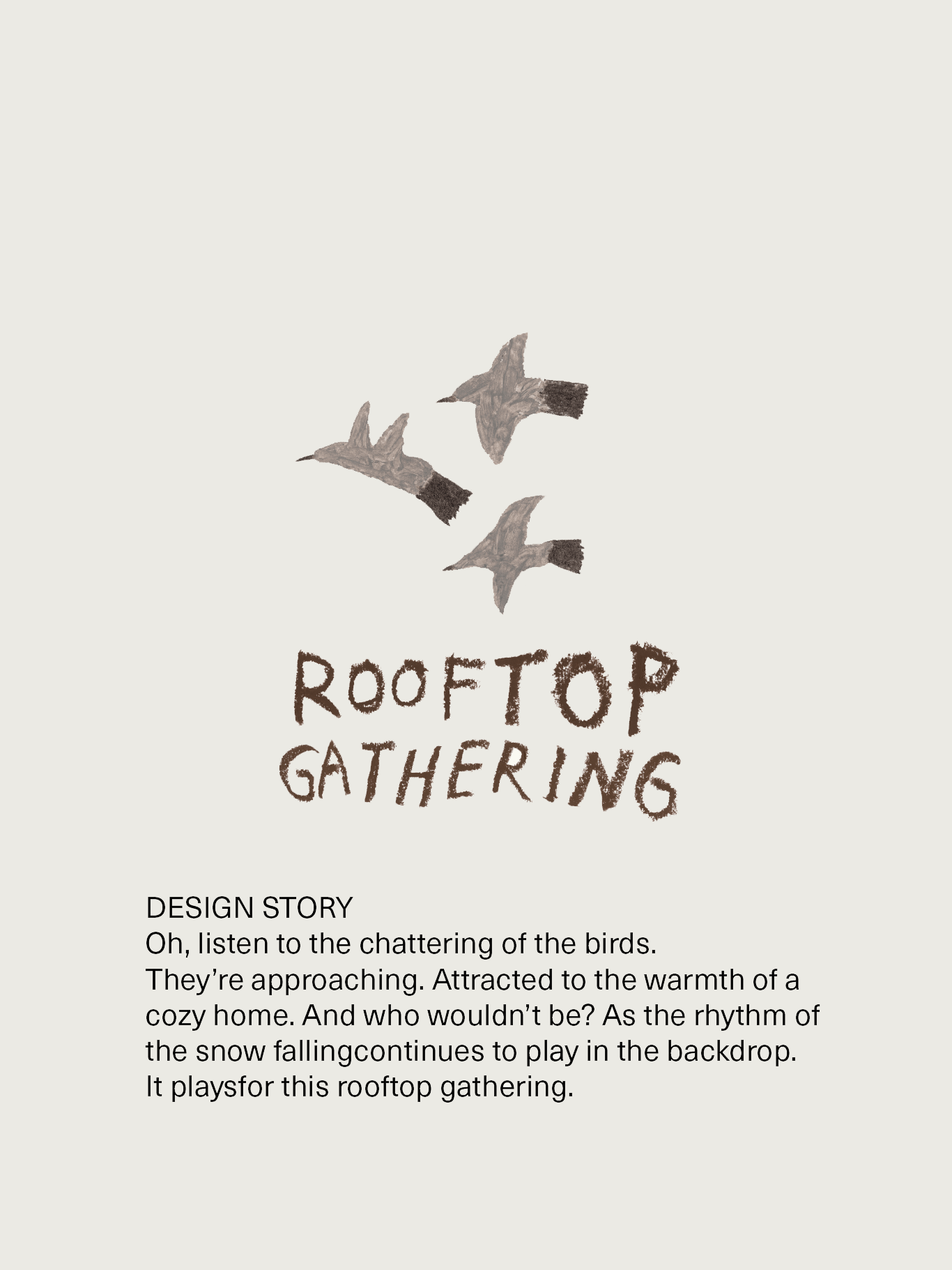 Organic Zoo Rooftop Gathering Sweatshirt Undyed Organic Zoo