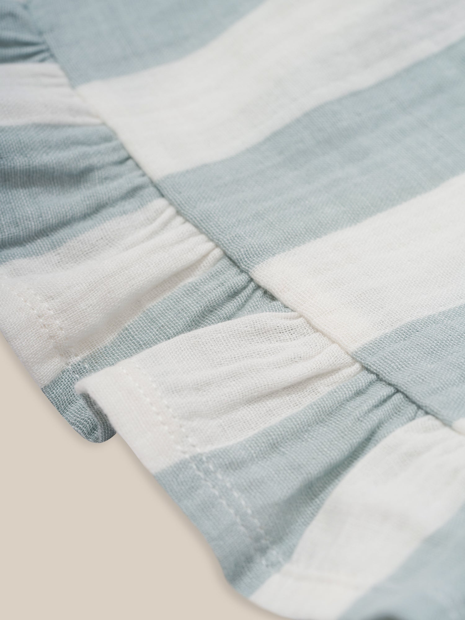 Organic Zoo Sardine Stripes Frill Shorts Organic Zoo