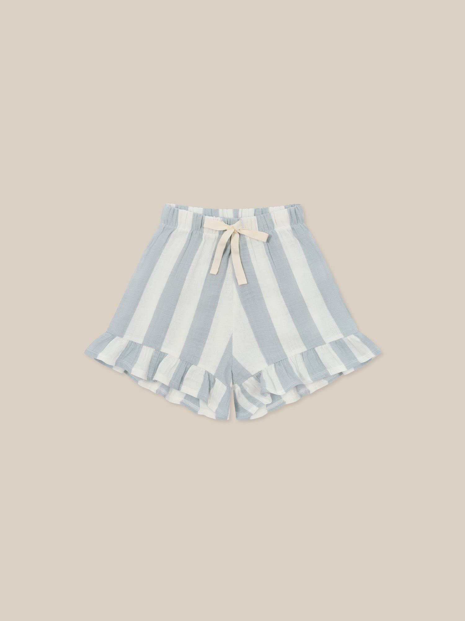 Organic Zoo Sardine Stripes Frill Shorts Organic Zoo