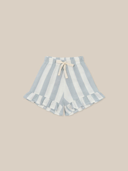 Organic Zoo Sardine Stripes Frill Shorts Organic Zoo