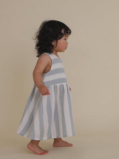 Organic Zoo Sardine Stripes Sleeveless Dress Organic Zoo
