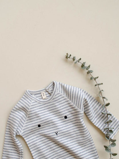 Organic Zoo Stripy BUNNY Bodysuit Organic Zoo