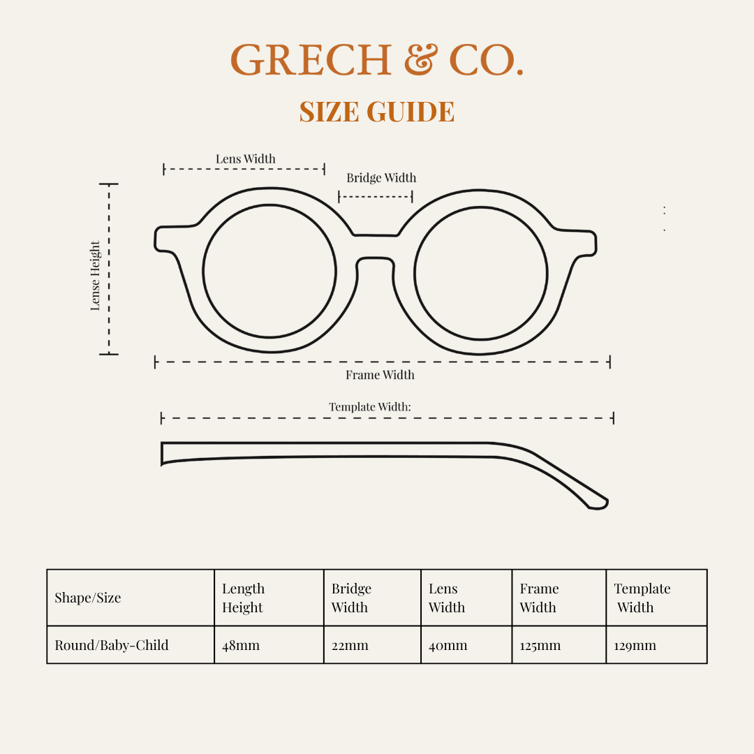 Original Round | Bio - Based · Bendable · Polarized | In Bloom GRECH &amp; CO.