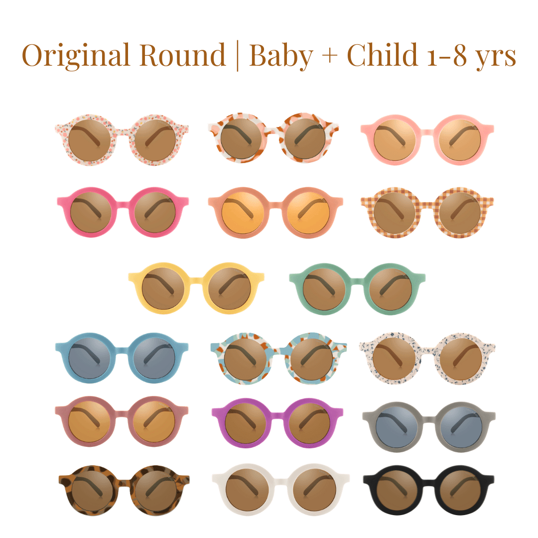 Original Round Sustainable Sunglasses | Bio - Based Bendable Polarized GRECH &amp; CO.