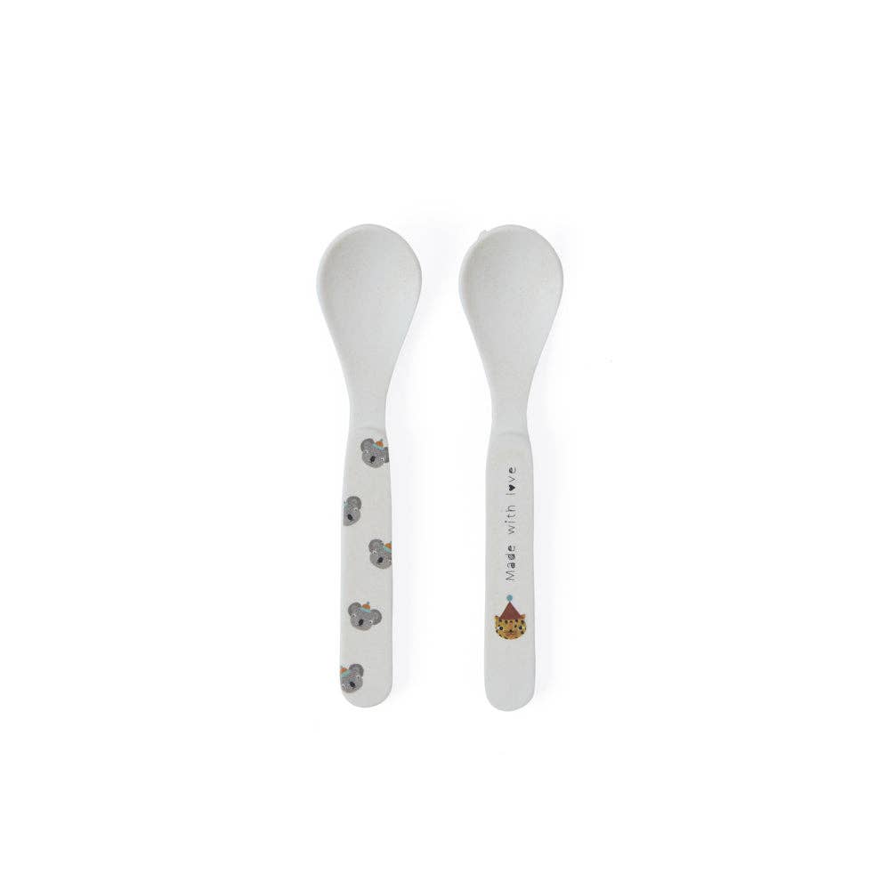 OYOY LIVING DESIGN - Hathi Bamboo Spoon Set in Offwhite OYOY LIVING DESIGN