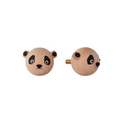 OYOY LIVING DESIGN - Mini Hook - Panda - Nature OYOY LIVING DESIGN