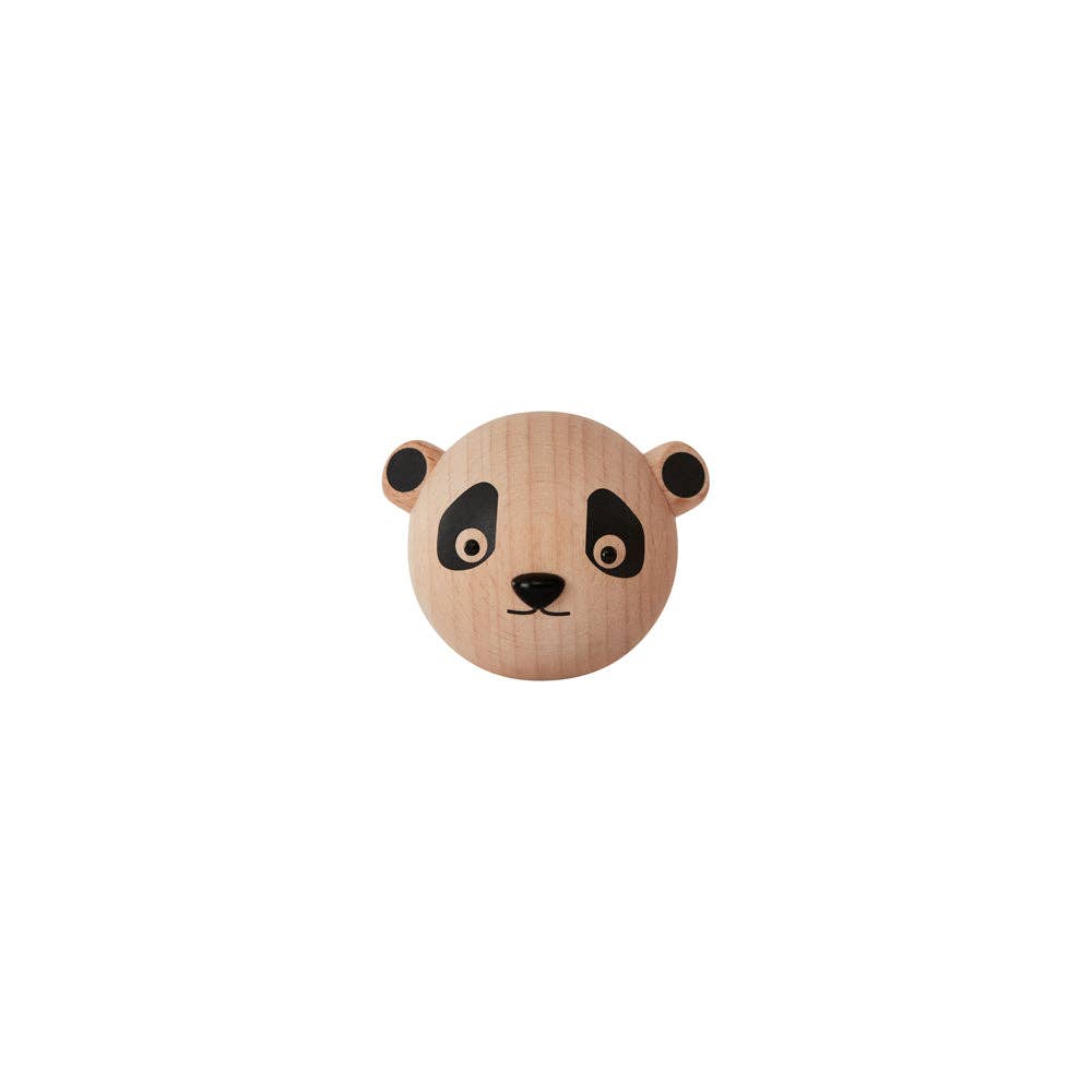 OYOY LIVING DESIGN - Mini Hook - Panda - Nature OYOY LIVING DESIGN