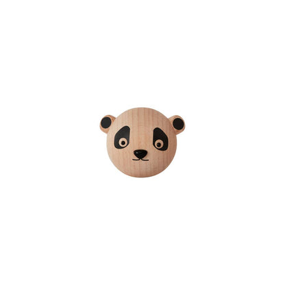 OYOY LIVING DESIGN - Mini Hook - Panda - Nature OYOY LIVING DESIGN