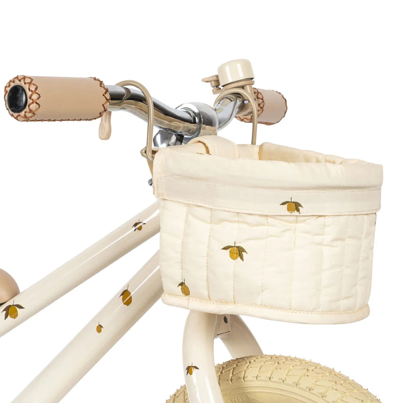 Konges Sløjd Doll Bicycle Basket-Lemon