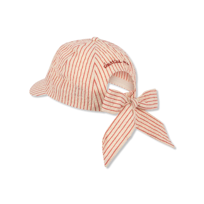 Konges Sløjd Ellie Bow Cap GOTS - Amour Stripe