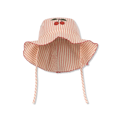 Konges Sløjd Ellie Sun Hat GOTS - Amour Stripe