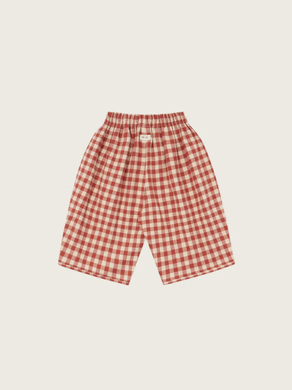 Organic Zoo Paprika Gingham Barrel Pants image 6