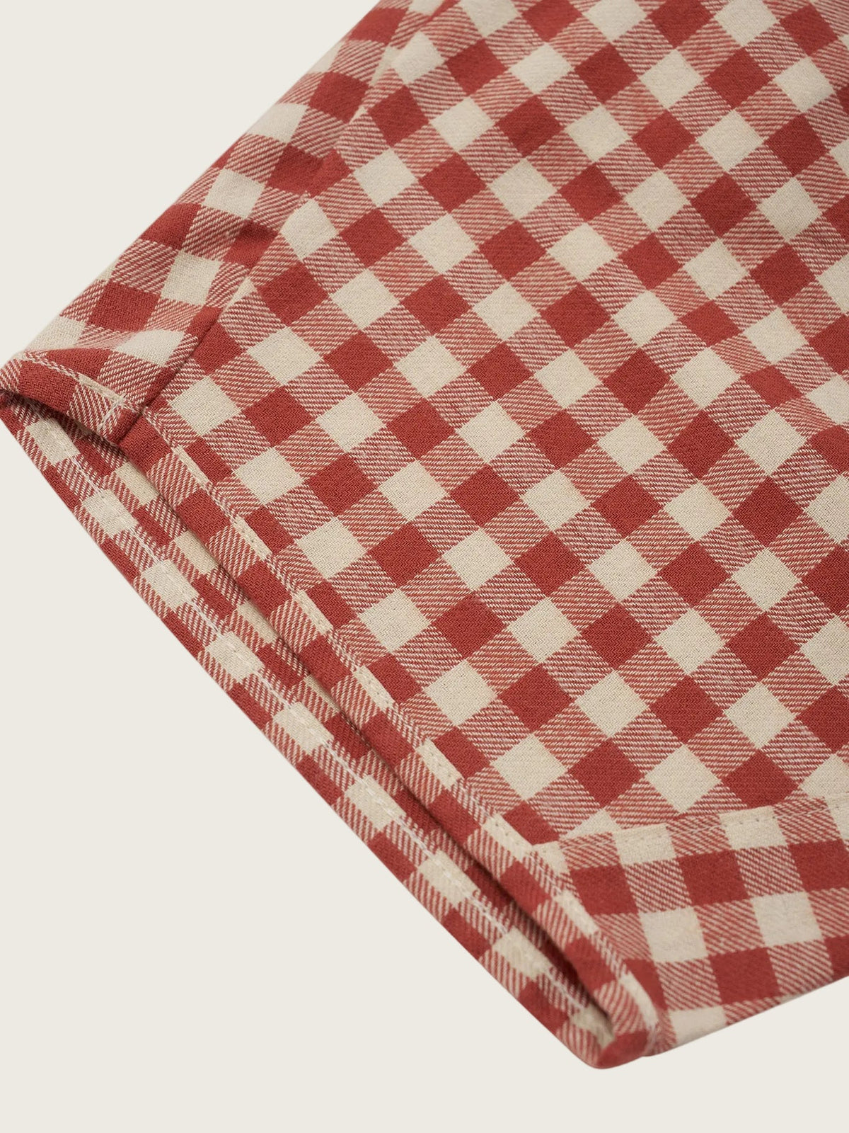 Organic Zoo Paprika Gingham Barrel Pants image 3