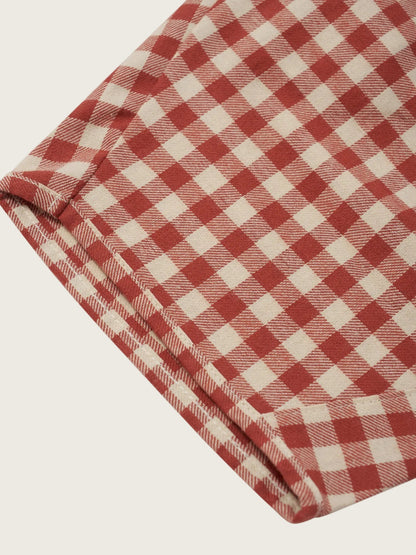 Organic Zoo Paprika Gingham Barrel Pants image 3