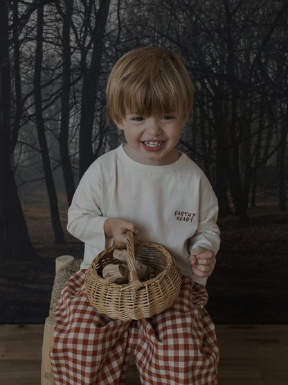 Organic Zoo Paprika Gingham Barrel Pants image 4