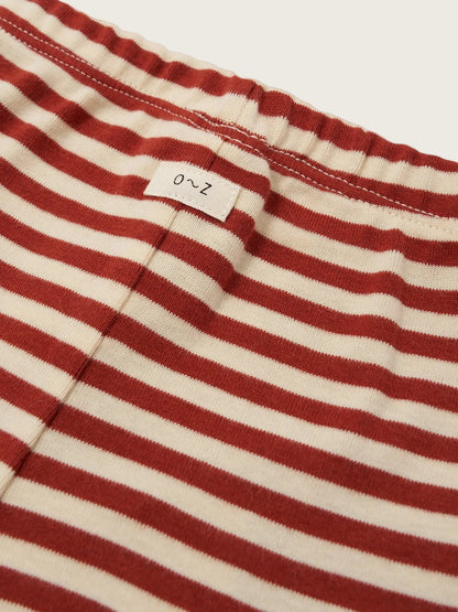 Organic Zoo Paprika Stripes Cuffed Leggings image 3