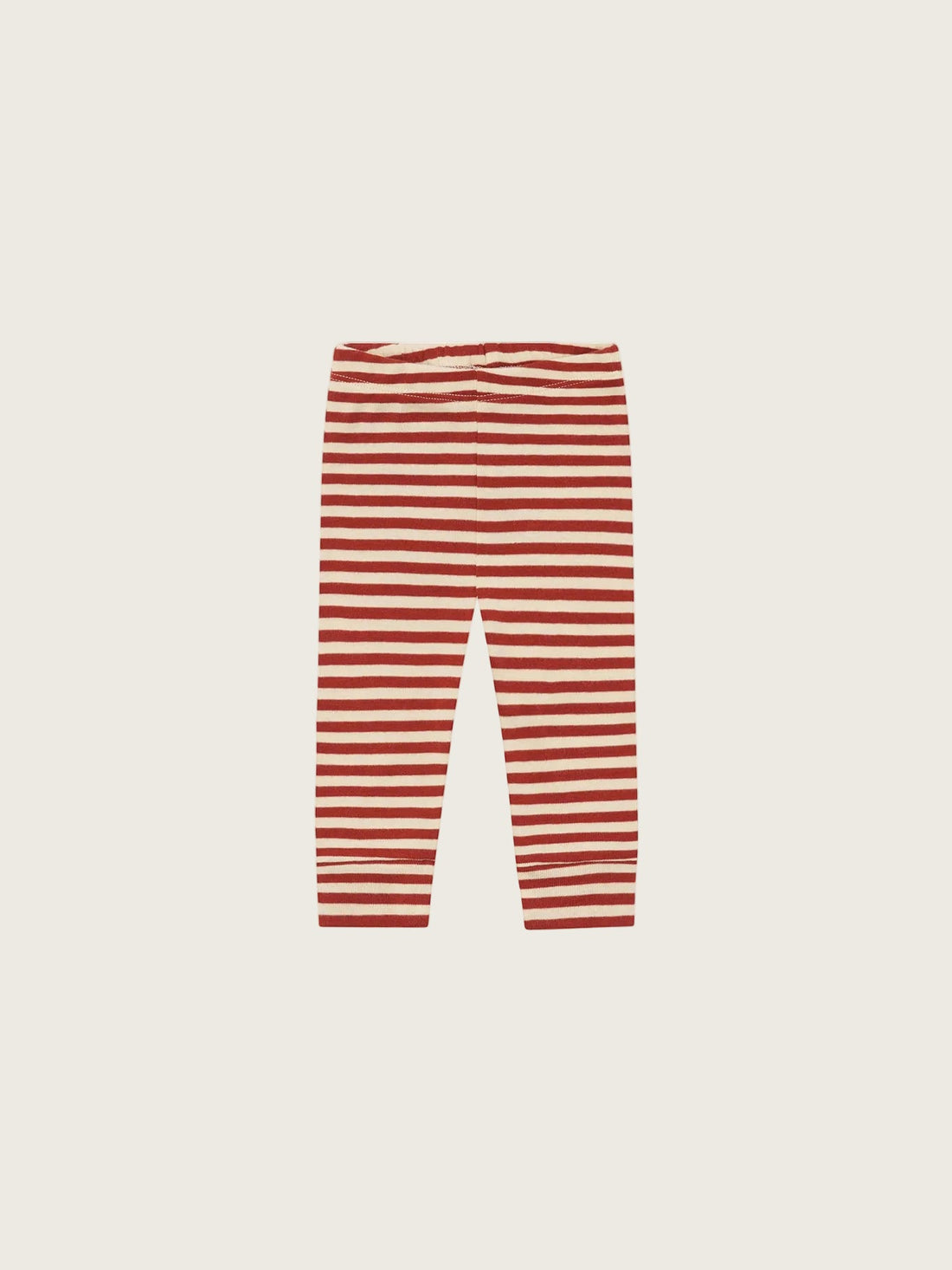 Organic Zoo Paprika Stripes Cuffed Leggings image 1