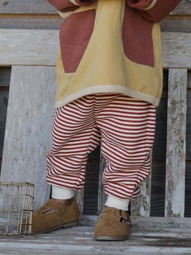 Paprika Stripes Sweatpants Organic Zoo - enjoykidsus