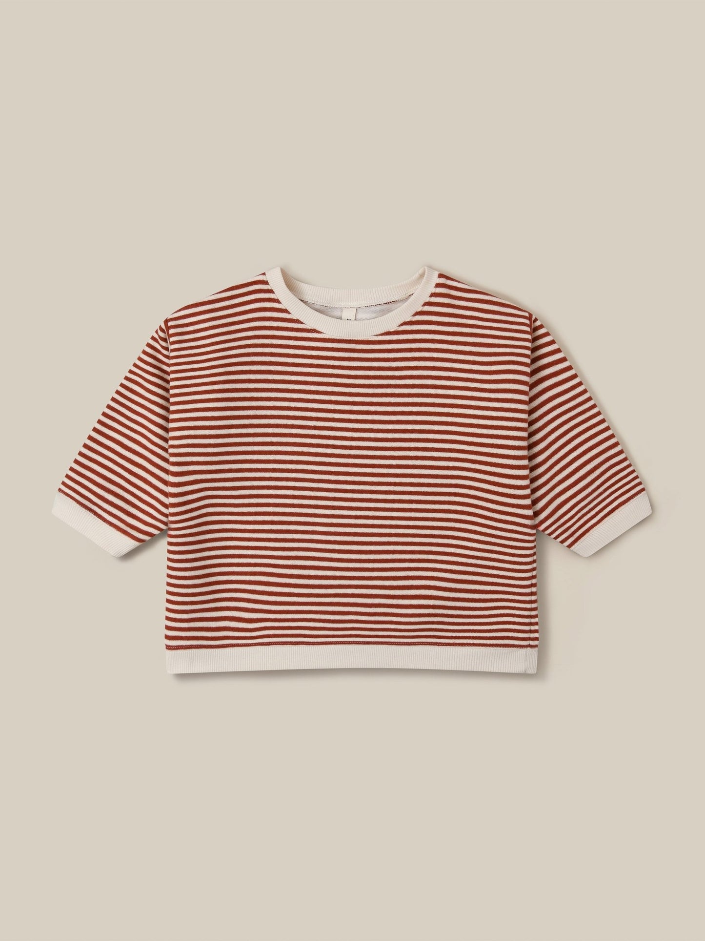 Paprika Stripes Sweatshirt Organic Zoo - enjoykidsus