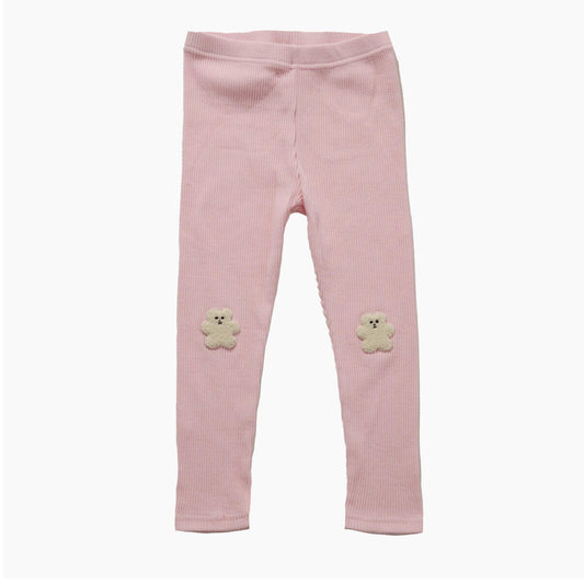 Patched Leggins - Pink bear Petite Hailey - enjoykidsus