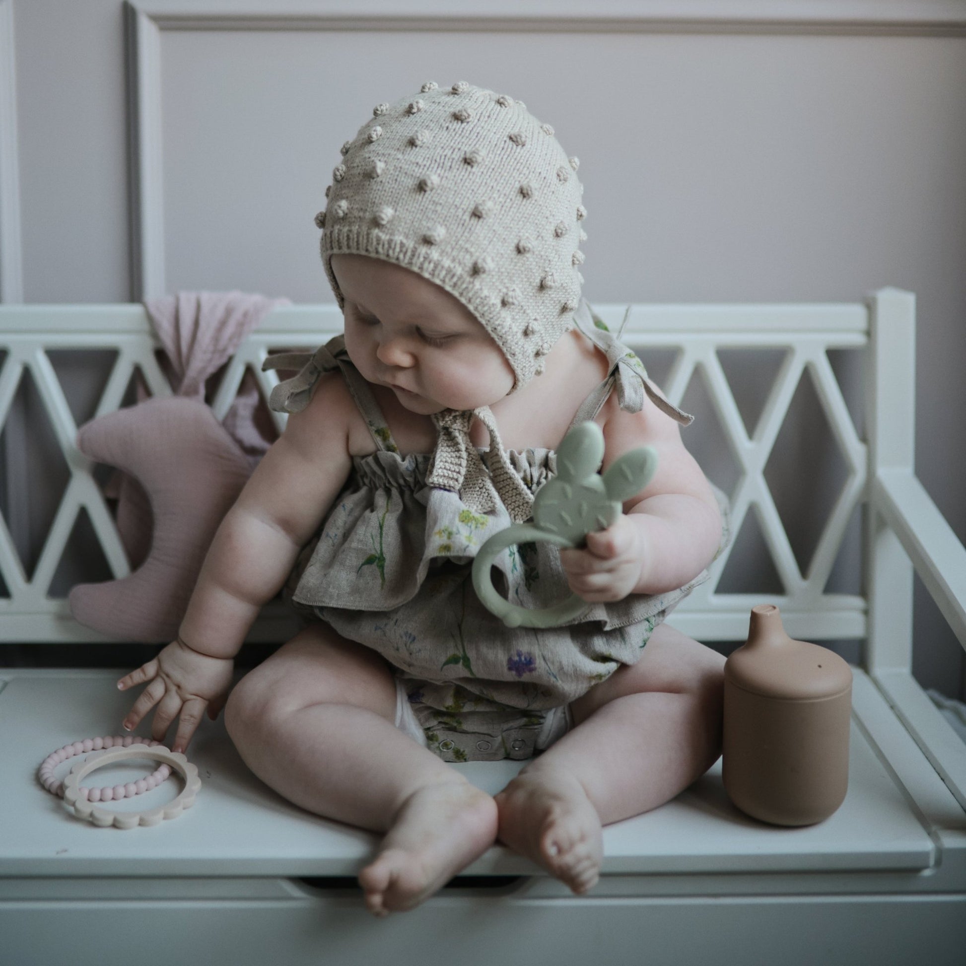 Pearl Teether Bracelet mushie - enjoykidsus