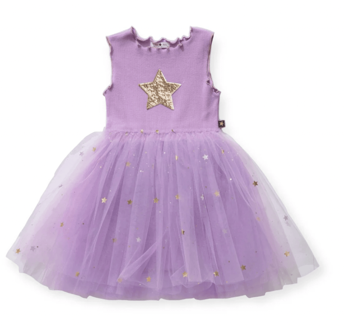 Petite Hailey - Anna Tutu Dress: Lavender Petite Hailey