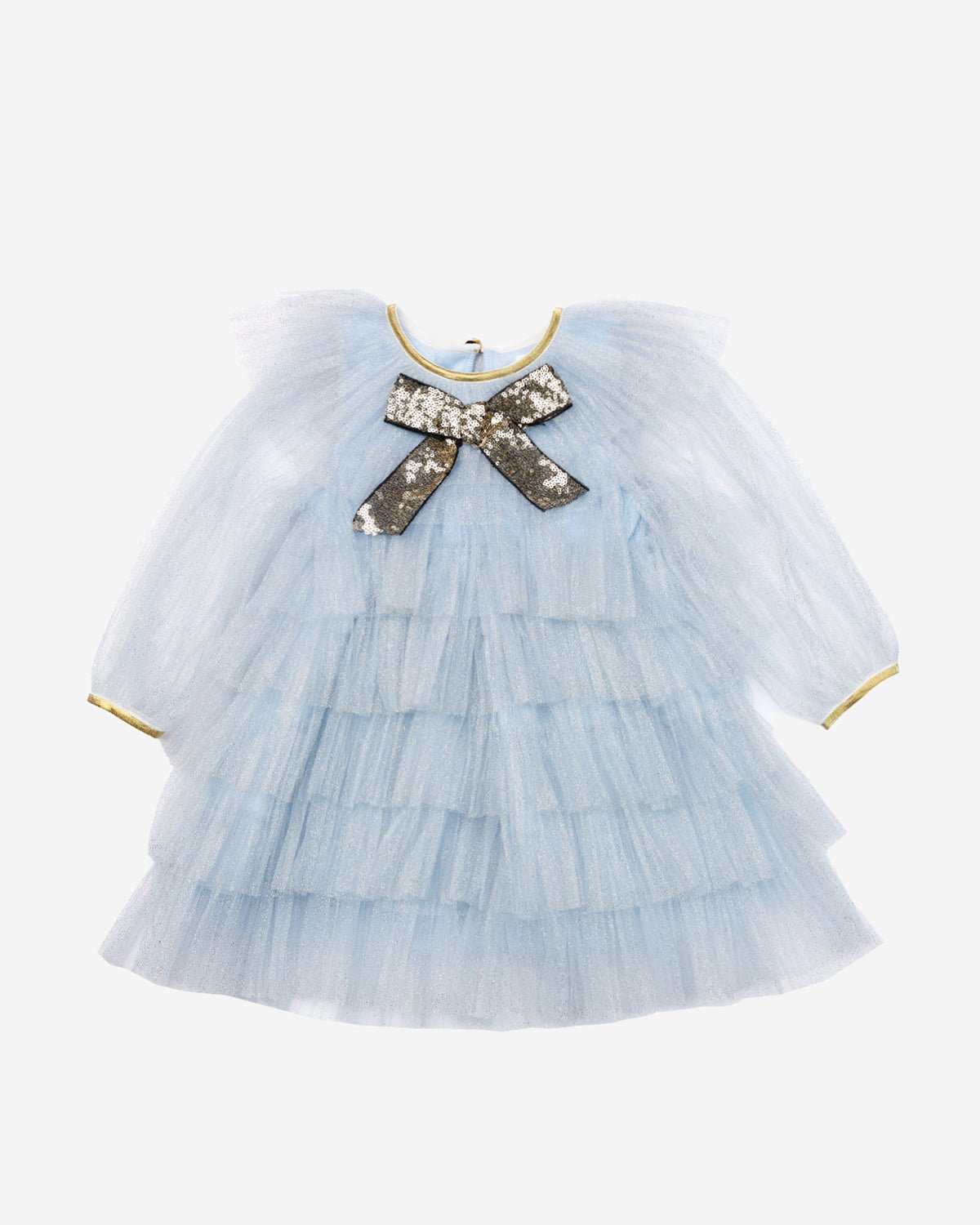 Petite Hailey Anny 6 Layered Tutu Dress - Sky Blue Petite Hailey