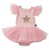 Petite Hailey - Baby Sparkle Onesie: Pink Petite Hailey