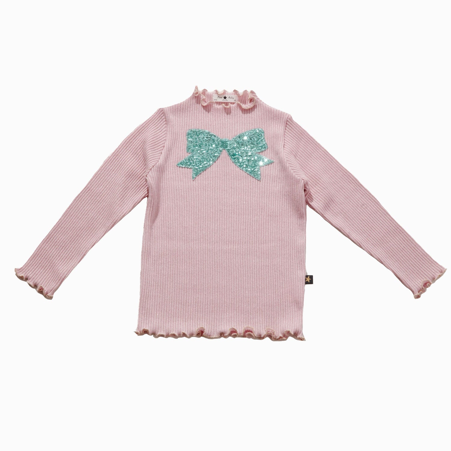 Petite Hailey Bow Metallic Set Petite Hailey