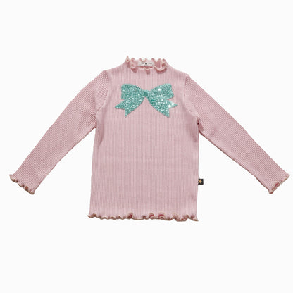 Petite Hailey Bow Metallic Set Petite Hailey