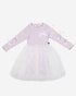Petite Hailey Bow Ribbon Tutu Dress - Purple Petite Hailey