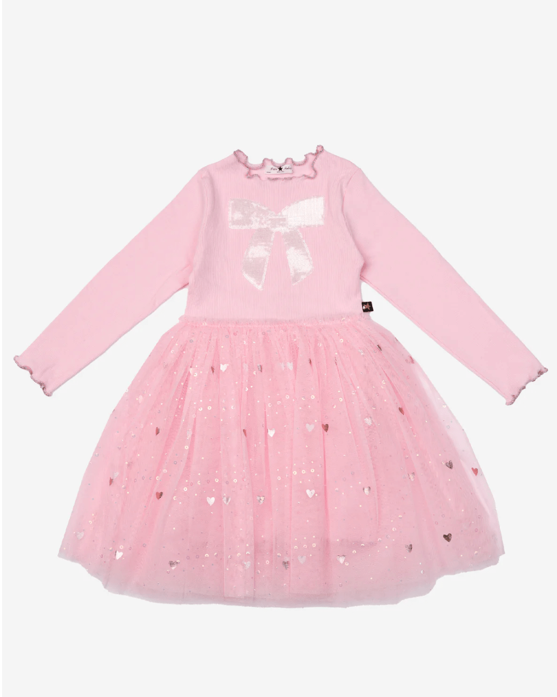 Petite Hailey Emma Bow Tutu Dress pink Petite Hailey