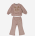 Petite Hailey Emmie Bow Set in Cocoa