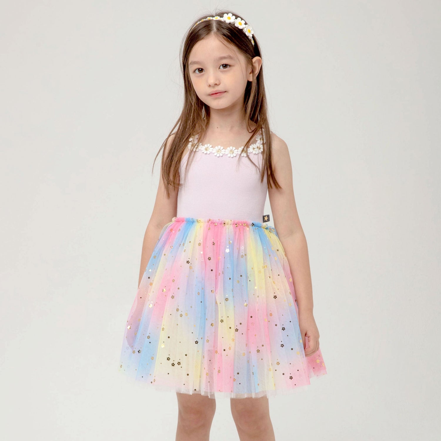 Petite Hailey Flower Lace Tutu Dress - Purple Petite Hailey