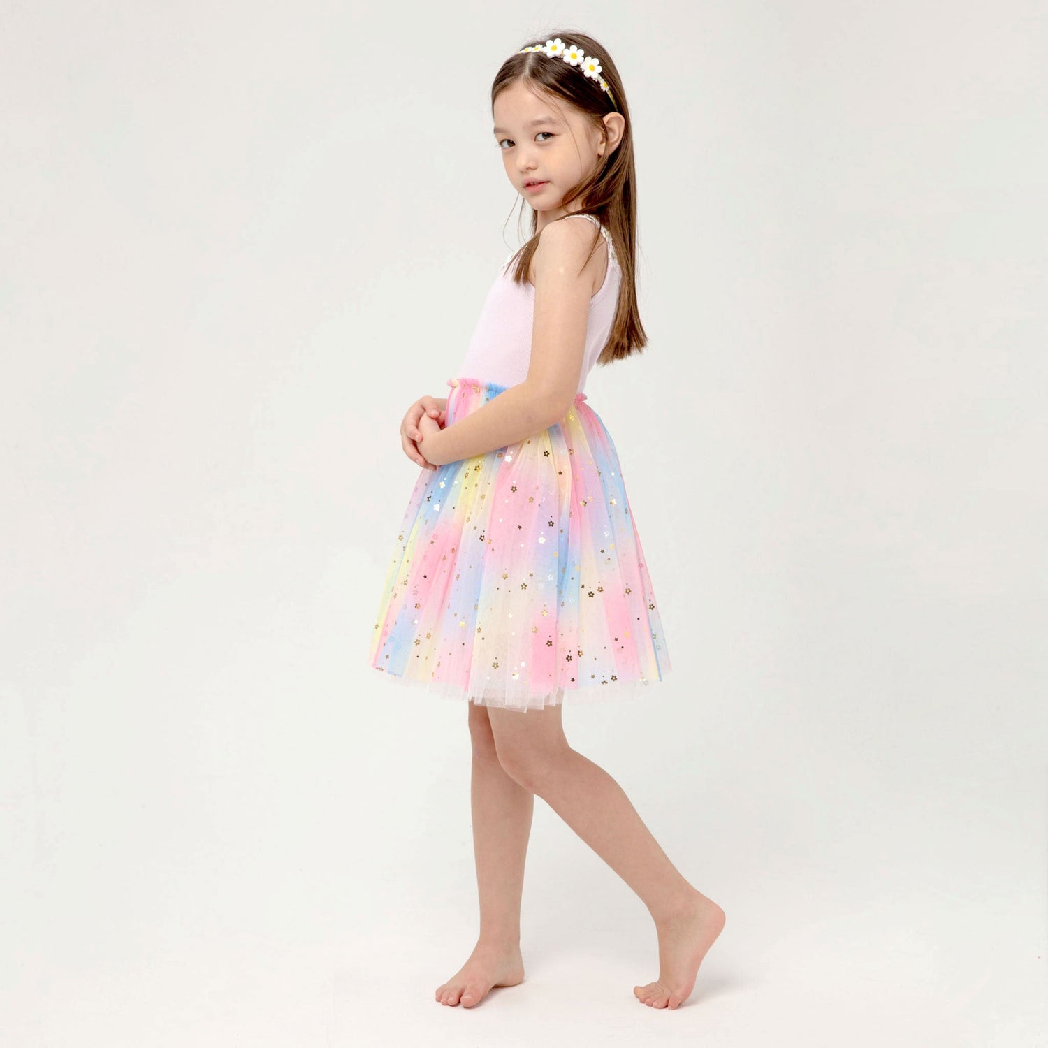 Petite Hailey Flower Lace Tutu Dress - Purple Petite Hailey