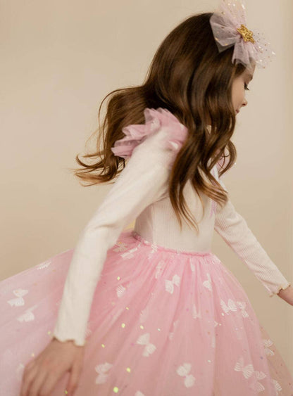 Petite Hailey - Gia Frill Tutu Dress - Pink Petite Hailey