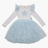 Petite Hailey - Gia Frill Tutu Dress: Sky Blue Petite Hailey