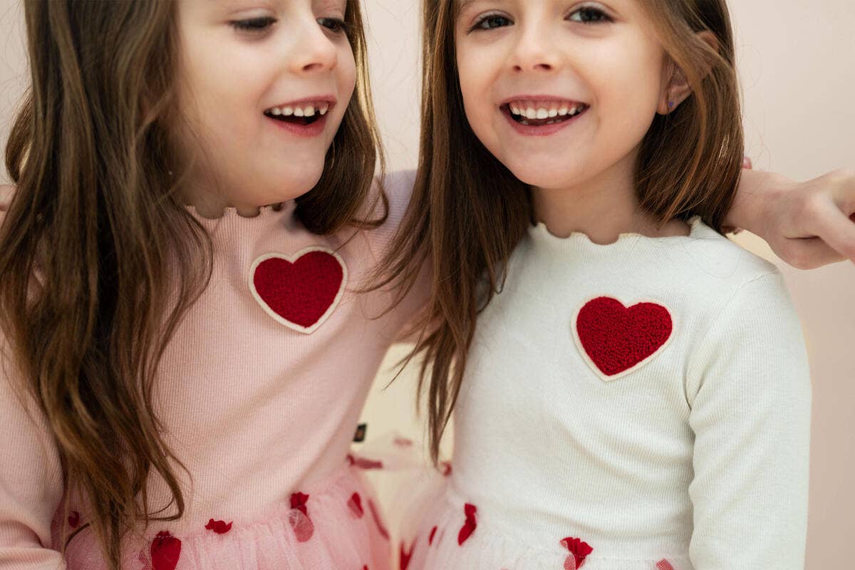 Petite Hailey - Heart Tutu Dress - Pink Petite Hailey