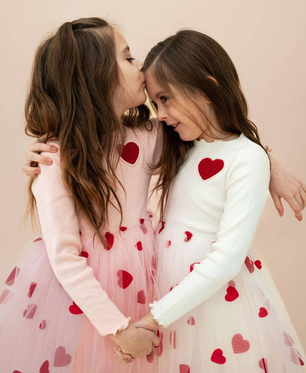 Petite Hailey - Heart Tutu Dress - Pink Petite Hailey