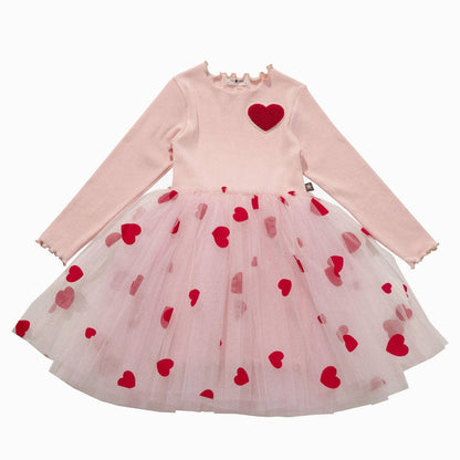 Petite Hailey - Heart Tutu Dress - Pink Petite Hailey