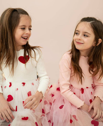 Petite Hailey - Heart Tutu Dress - Pink Petite Hailey