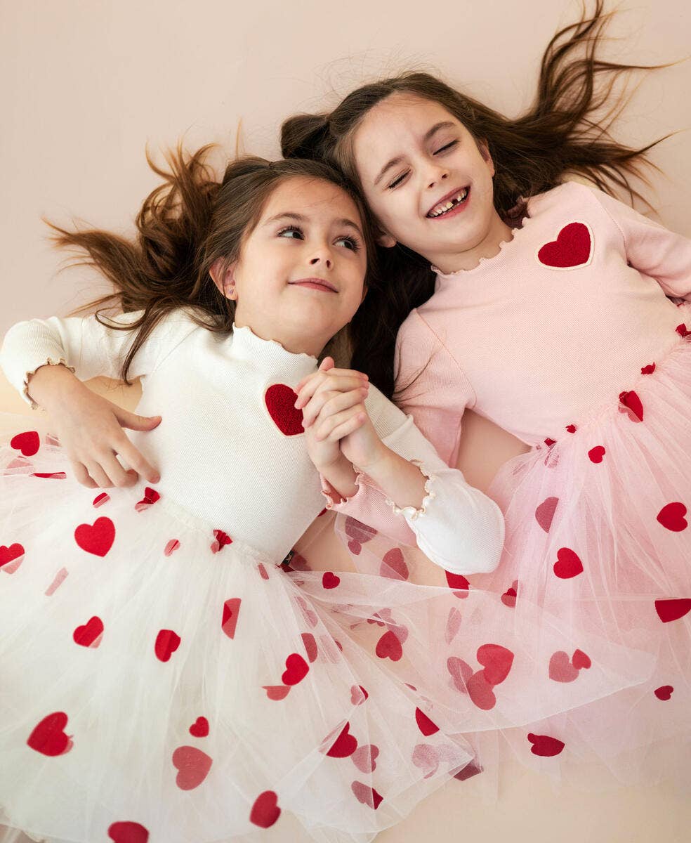 Petite Hailey - Heart Tutu Dress - Pink Petite Hailey