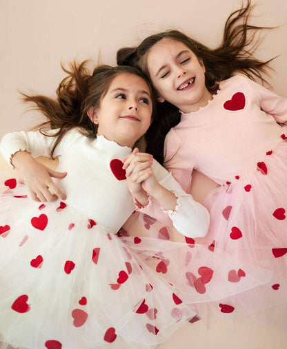 Petite Hailey - Heart Tutu Dress - Pink Petite Hailey