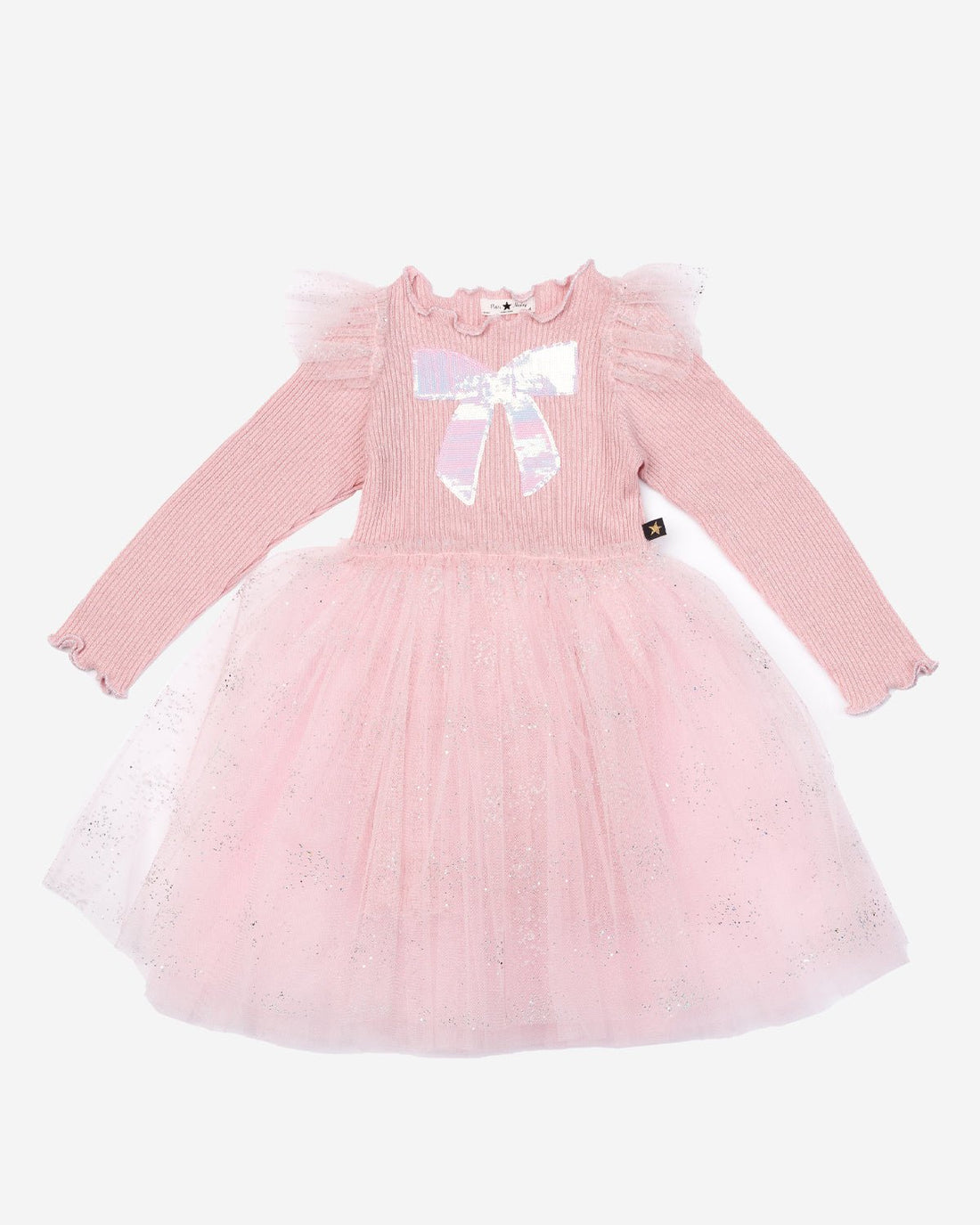 Petite Hailey Jewel Bow Tutu Dress - Pink Petite Hailey
