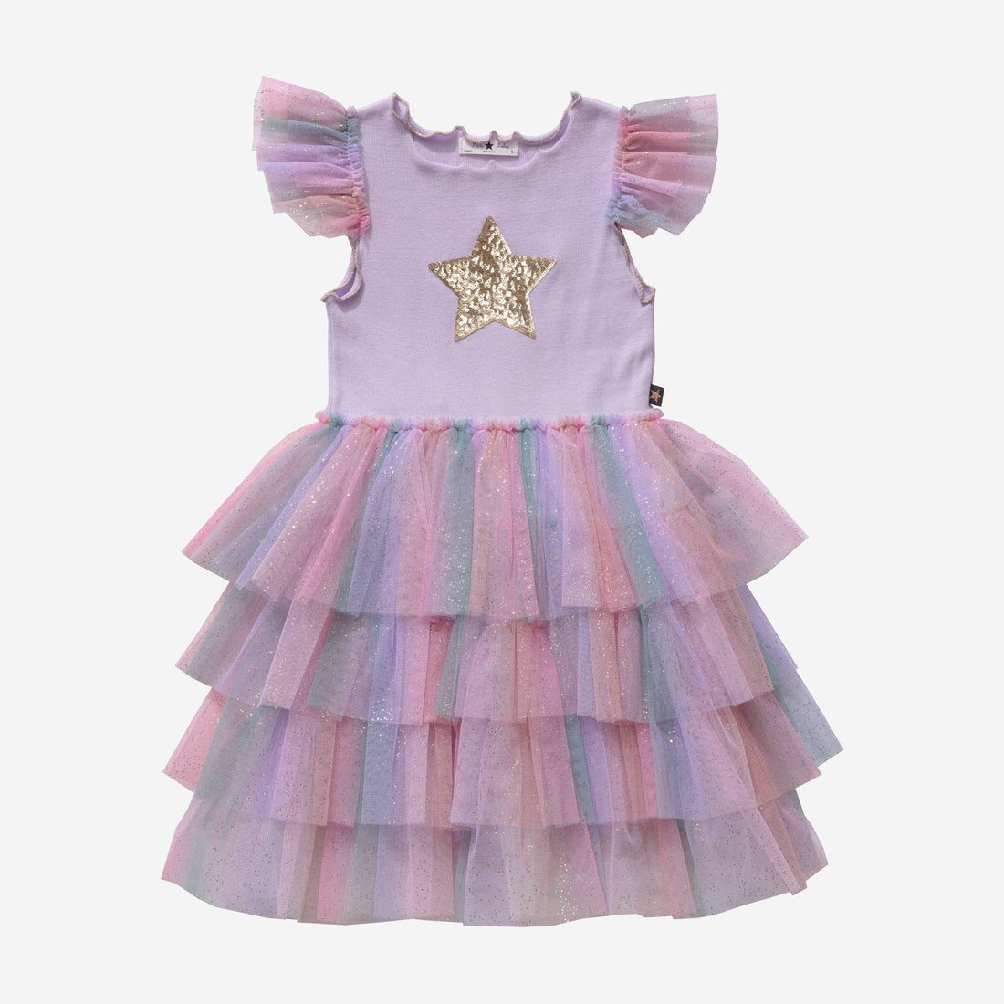 Petite Hailey - Leah Layered Tutu Dress: Purple Petite Hailey