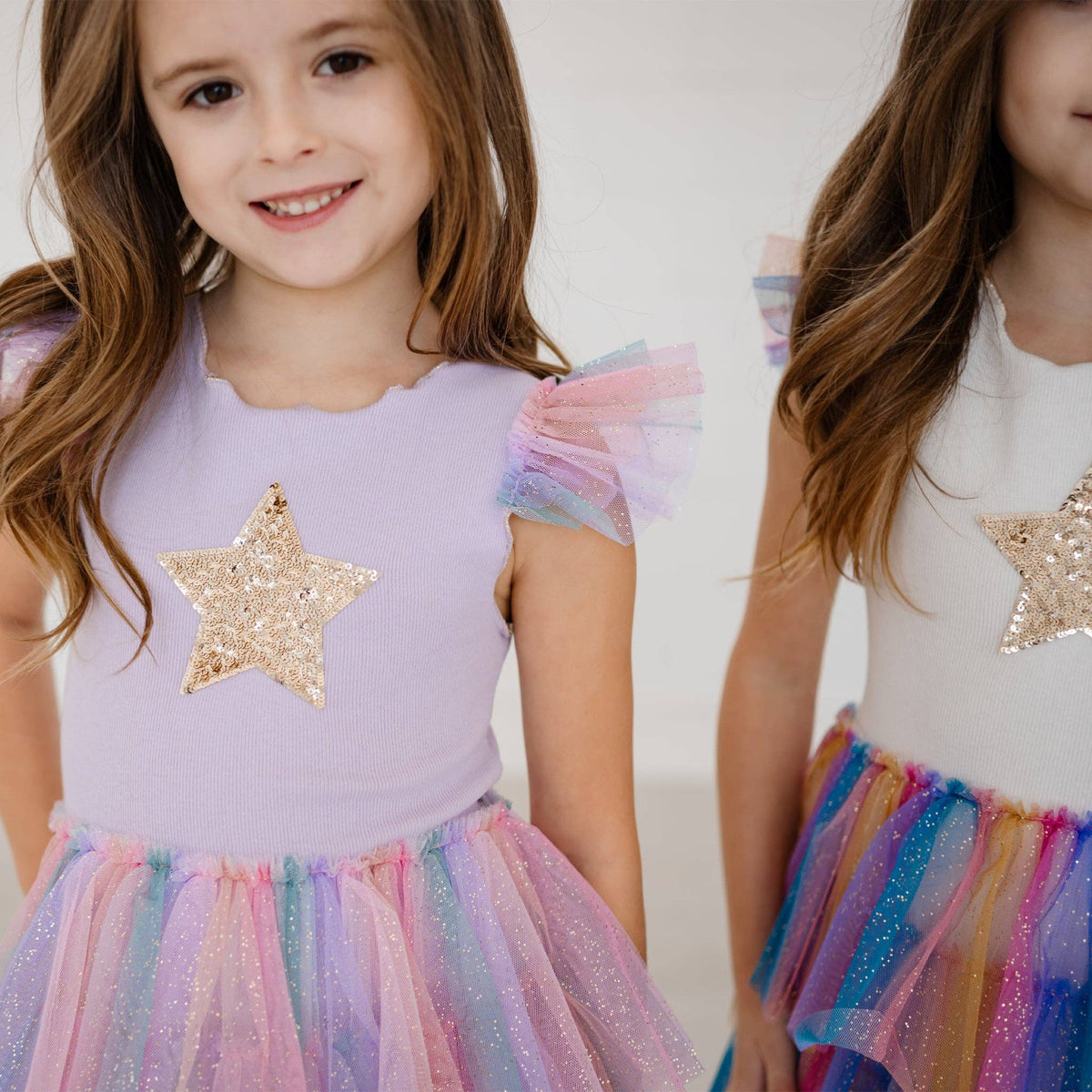 Petite Hailey - Leah Layered Tutu Dress: Purple Petite Hailey