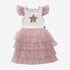 Petite Hailey - Leah Layered Tutu Dress: Star Peach Petite Hailey